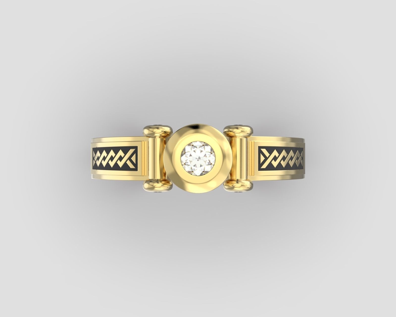 R 100 Arcy Ring  3D print model_1