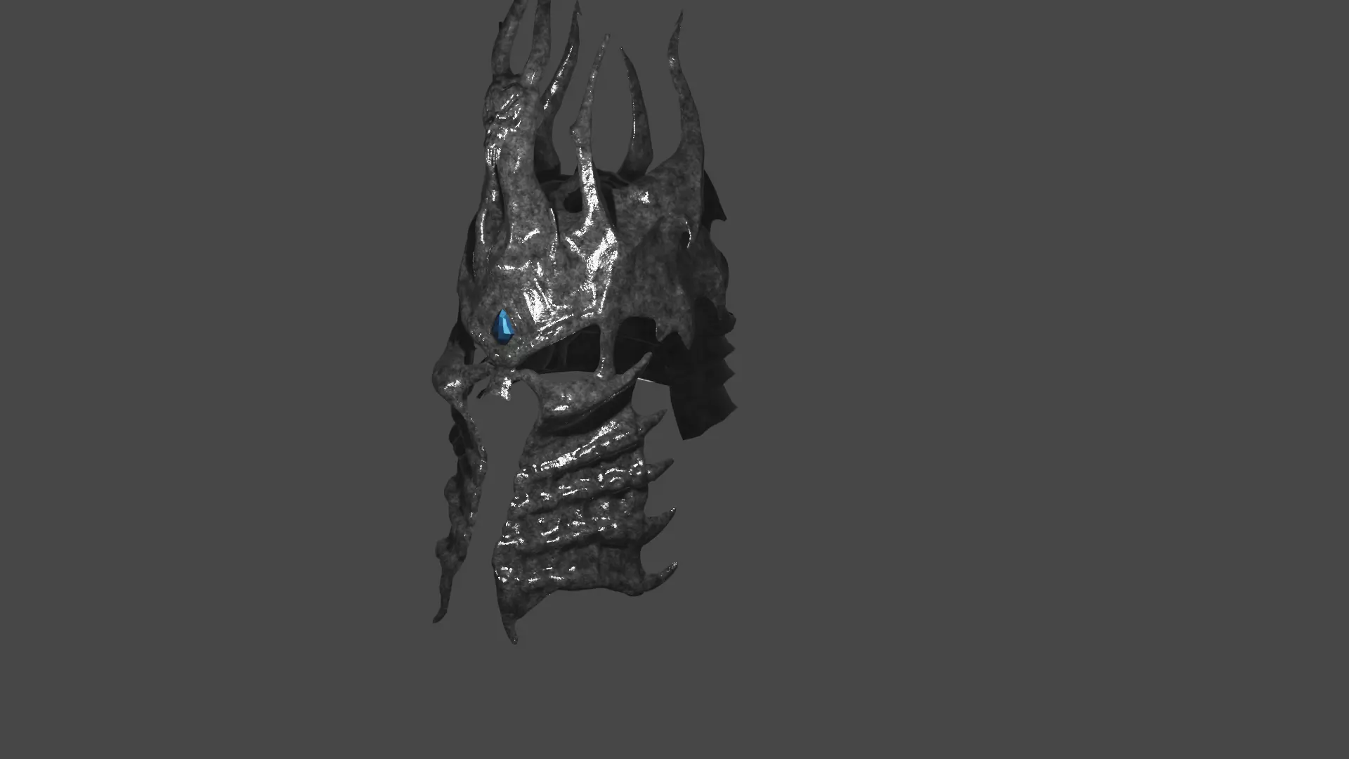 Helm of Domination Lich King World of Warcraft wow LK 3D print model_0