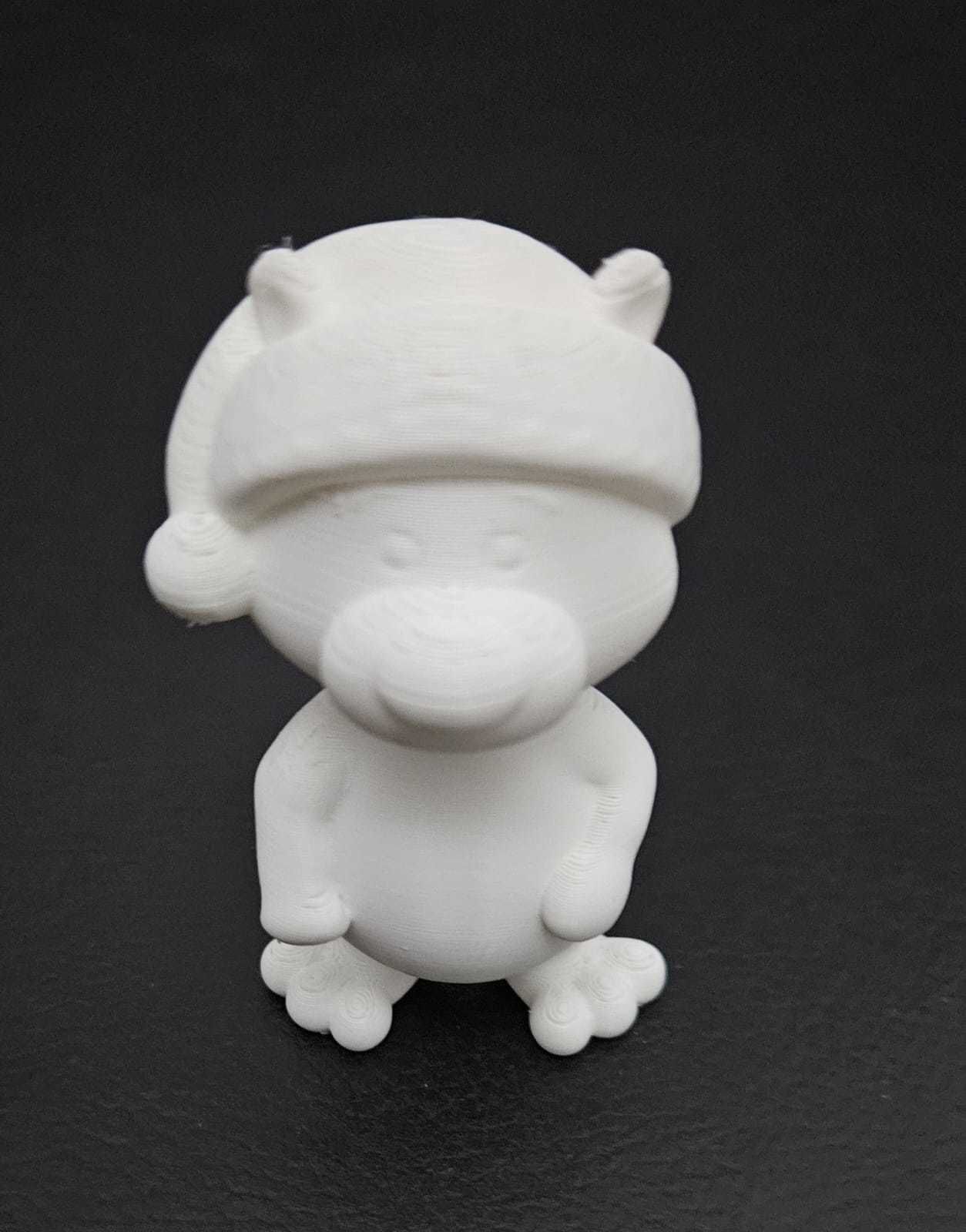 Bear Xmas Hat 3D print model_14