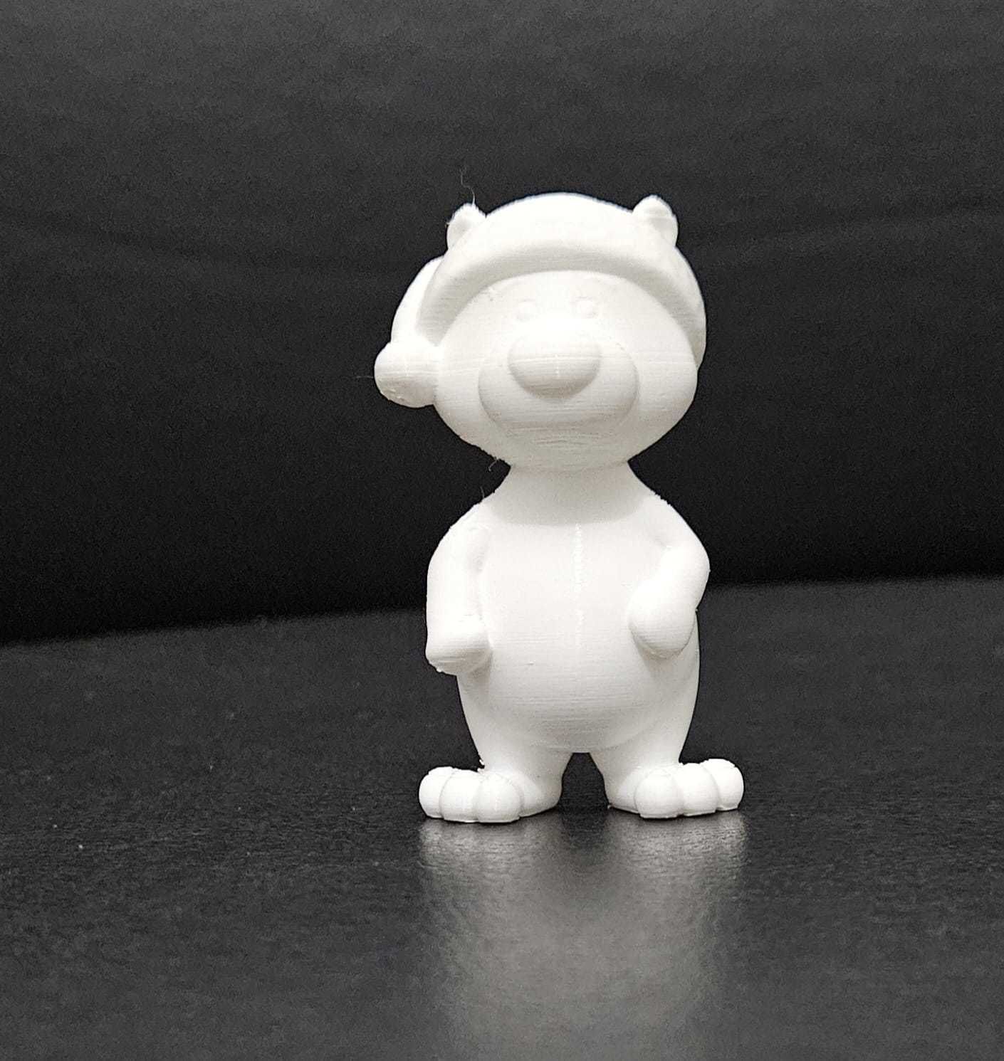 Bear Xmas Hat 3D print model_13