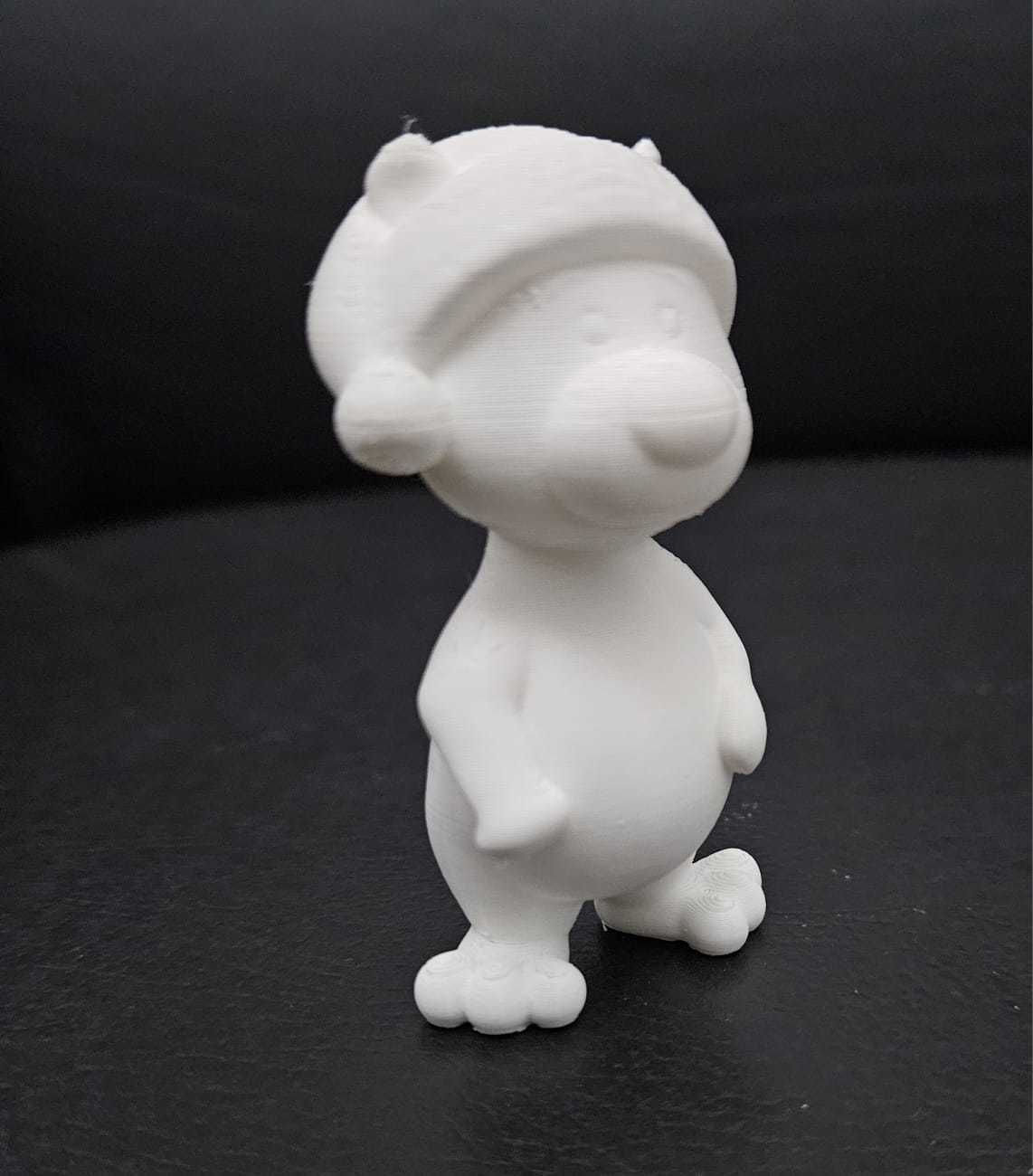 Bear Xmas Hat 3D print model_12