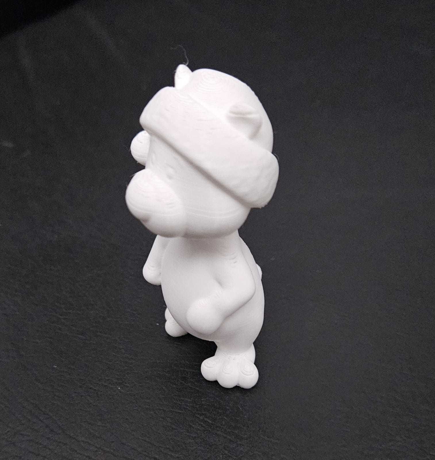 Bear Xmas Hat 3D print model_6