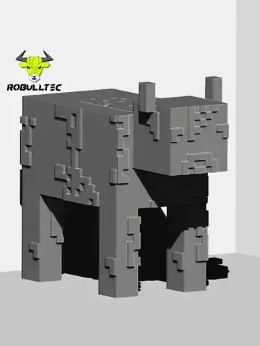 Minecraft Cow 3D print model