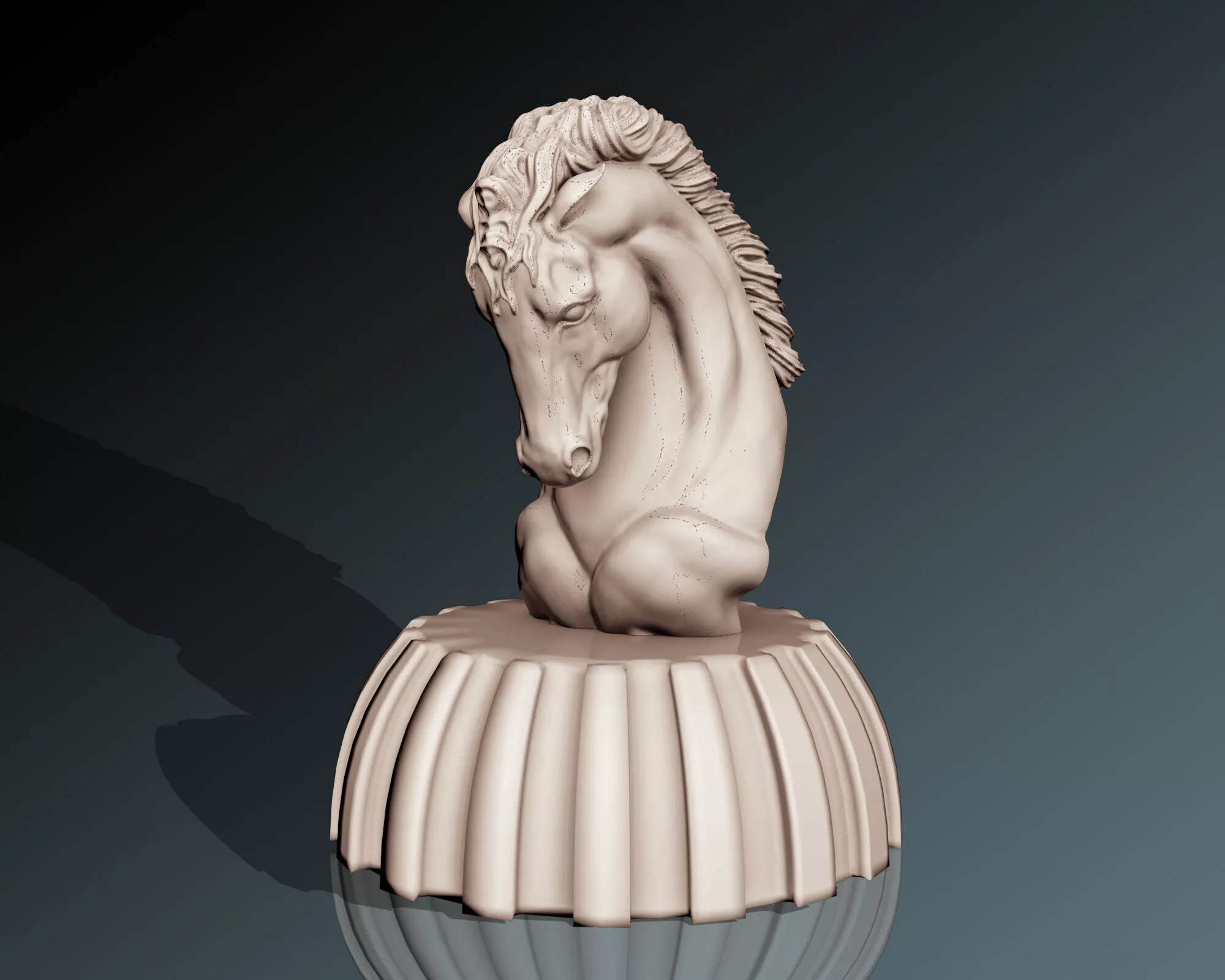 HORSE BUST Free 3D print model