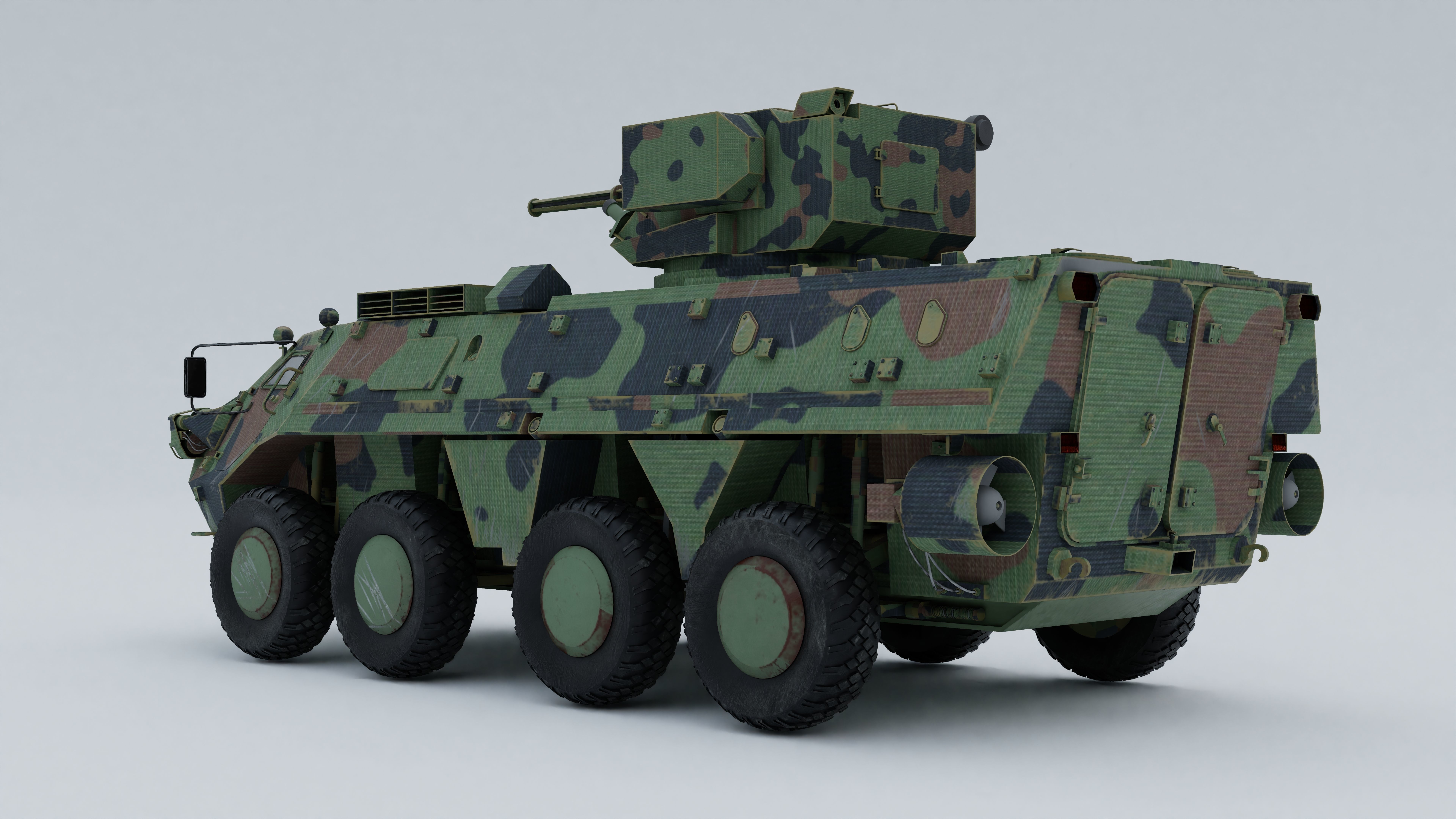 BTR-4 Ukrainian Military Vehicle 3D model_10