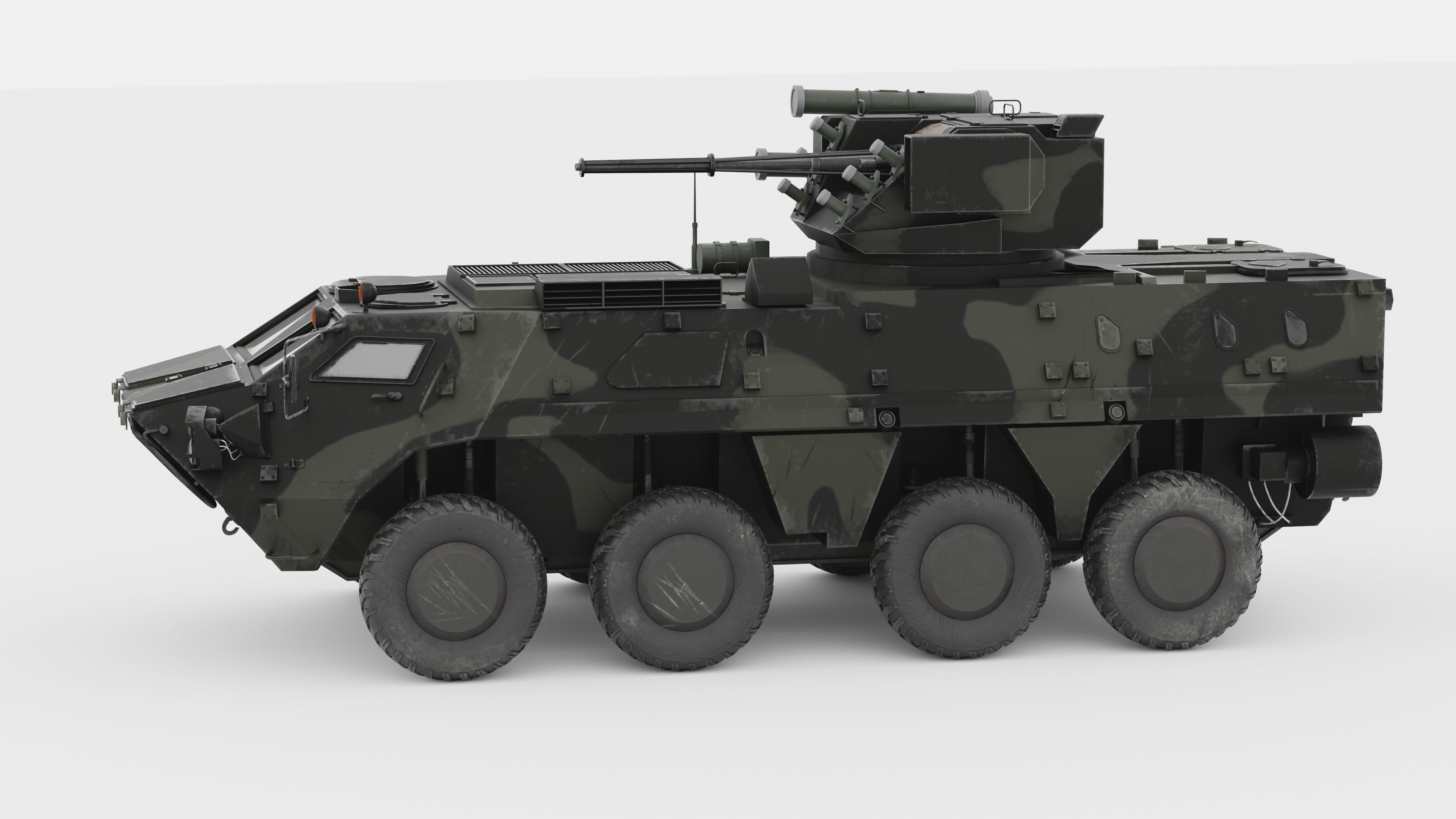 BTR-4 Ukrainian Military Vehicle 3D model_7