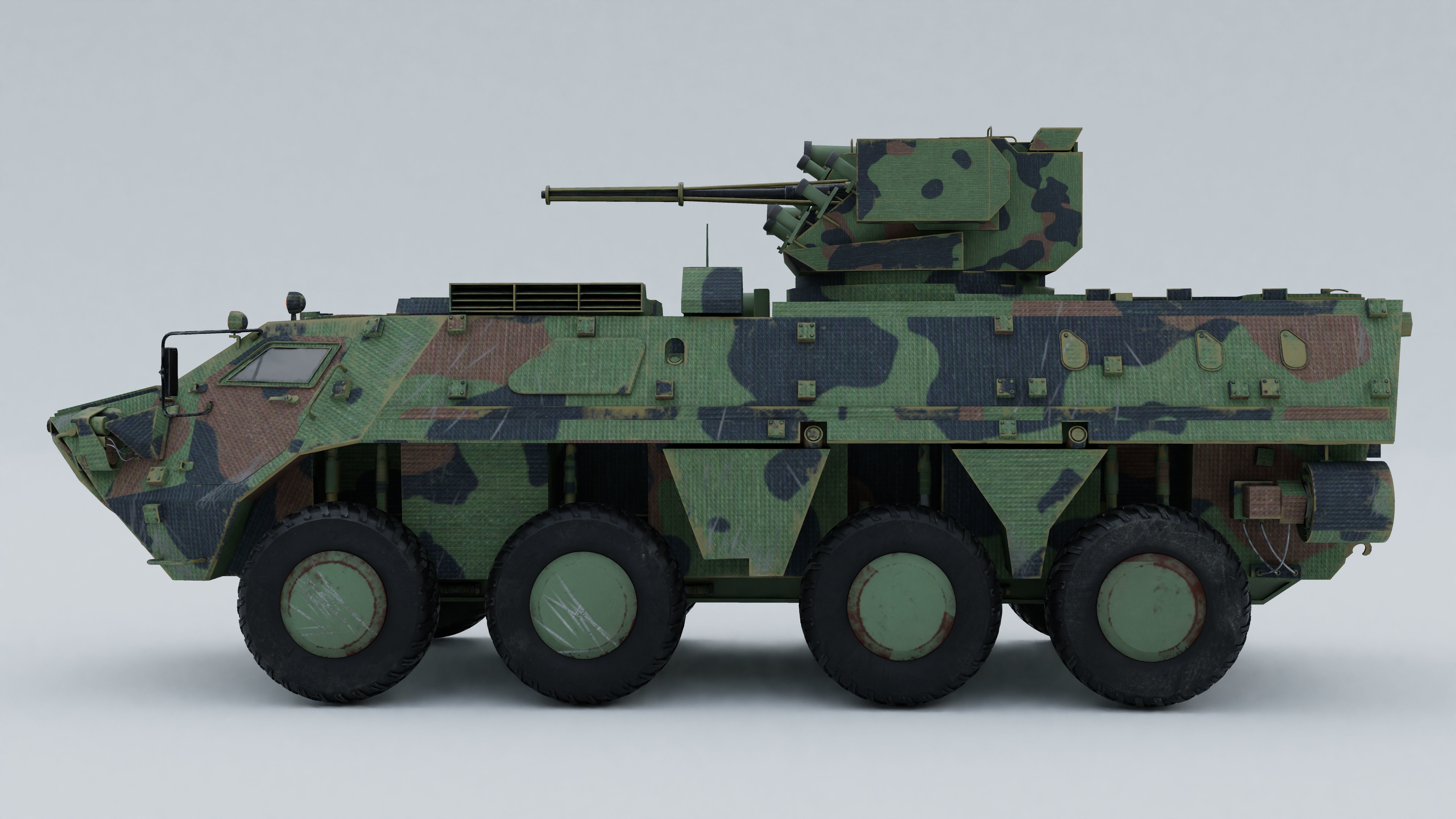 BTR-4 Ukrainian Military Vehicle 3D model_8
