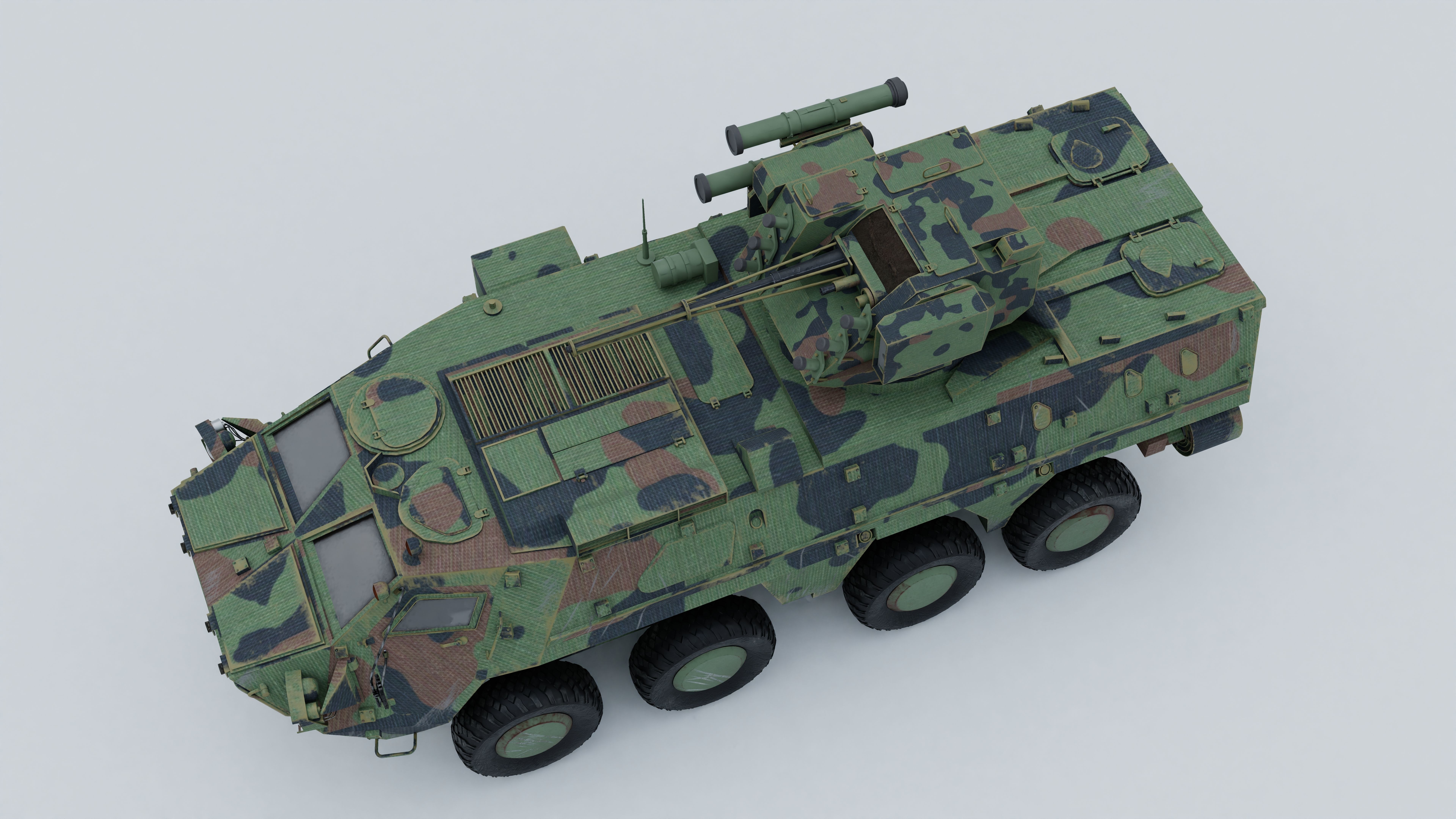 BTR-4 Ukrainian Military Vehicle 3D model_14