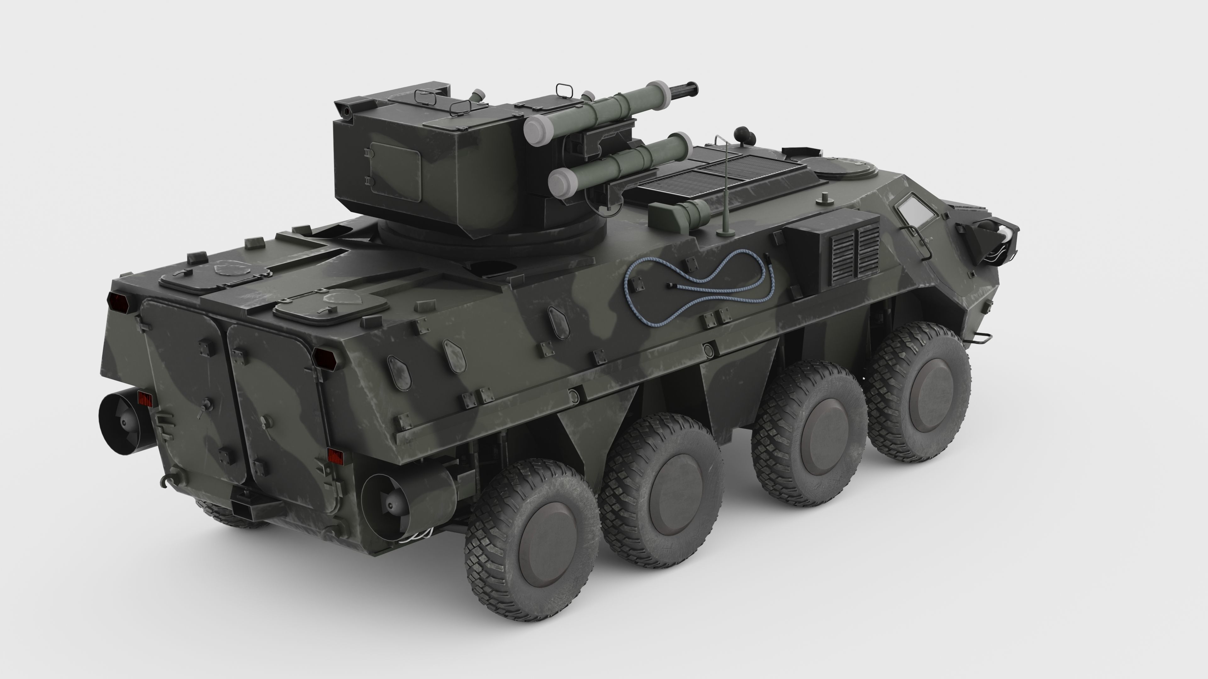 BTR-4 Ukrainian Military Vehicle 3D model_11