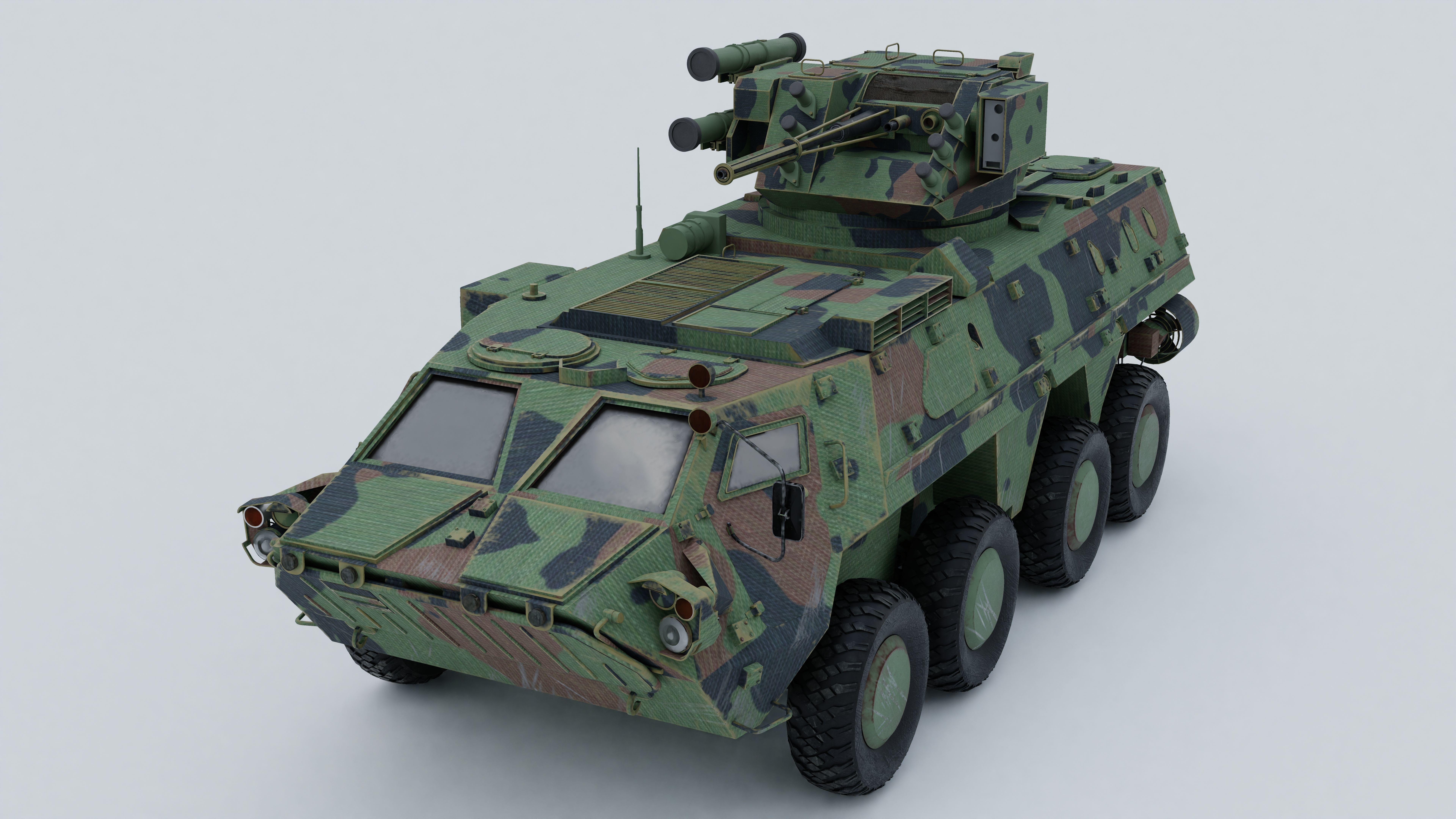 BTR-4 Ukrainian Military Vehicle 3D model_6