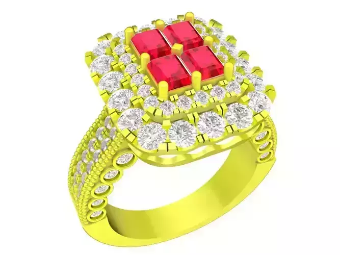 A7816 Luxury Diamond Fashion Women Ring