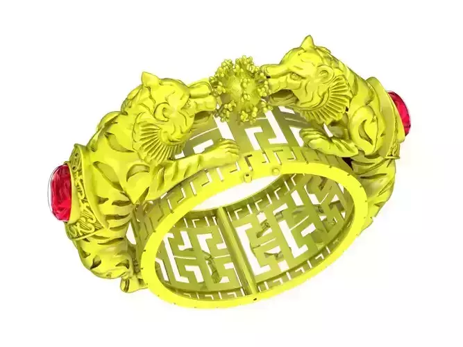 A7815 Fengshui Zodiac Tiger Bangle Bracelets 