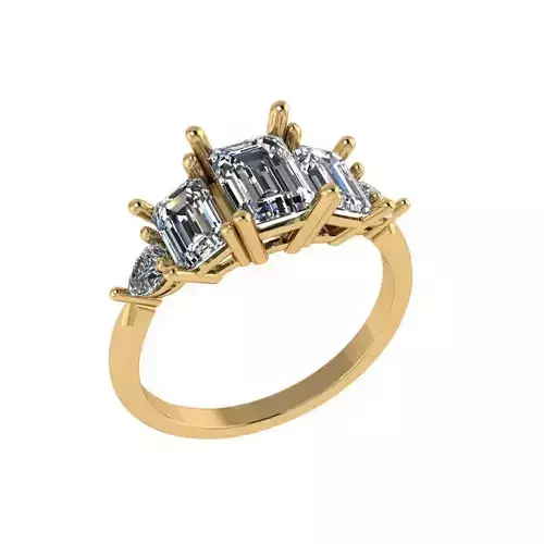 5 Stone diamond ring