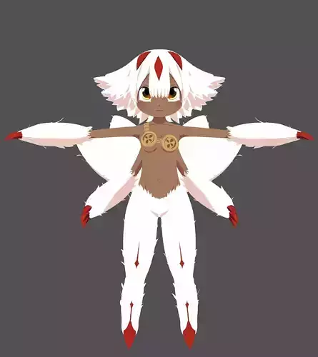 Faputa manga Made in Abyss VRChat 3D model