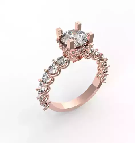 7mm diamond engagement ring nice design