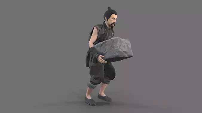 Worker Character 3D