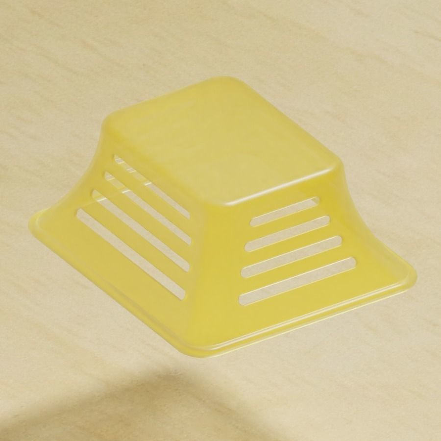 Transparent Storage Basket 3D model_2