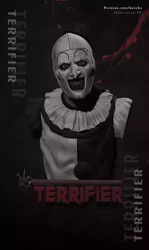 Terrifier bust STL