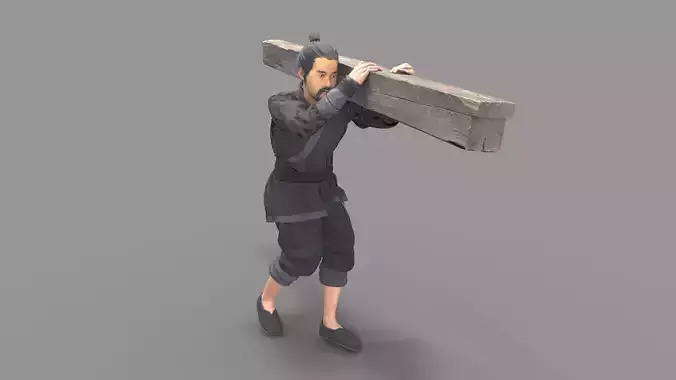 hamal avatar Low-poly 3D model