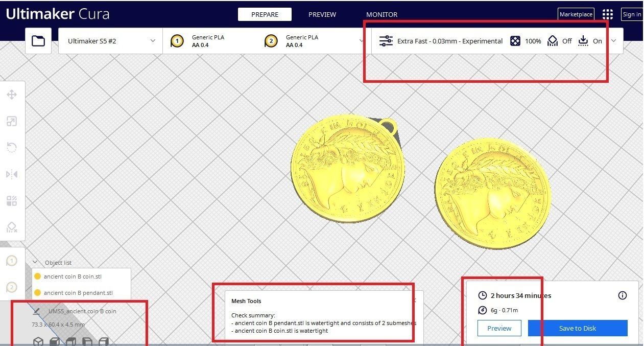 ANCIENT ROMAN COIN PENDANT M2 3D print model_6