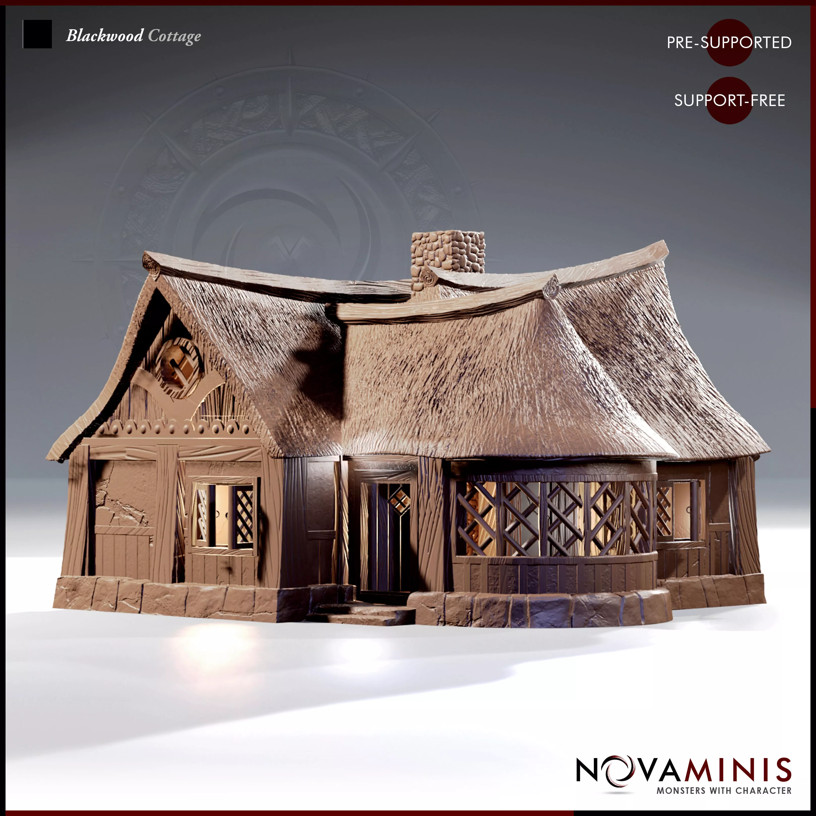 Blackwood Cottage 3D print model