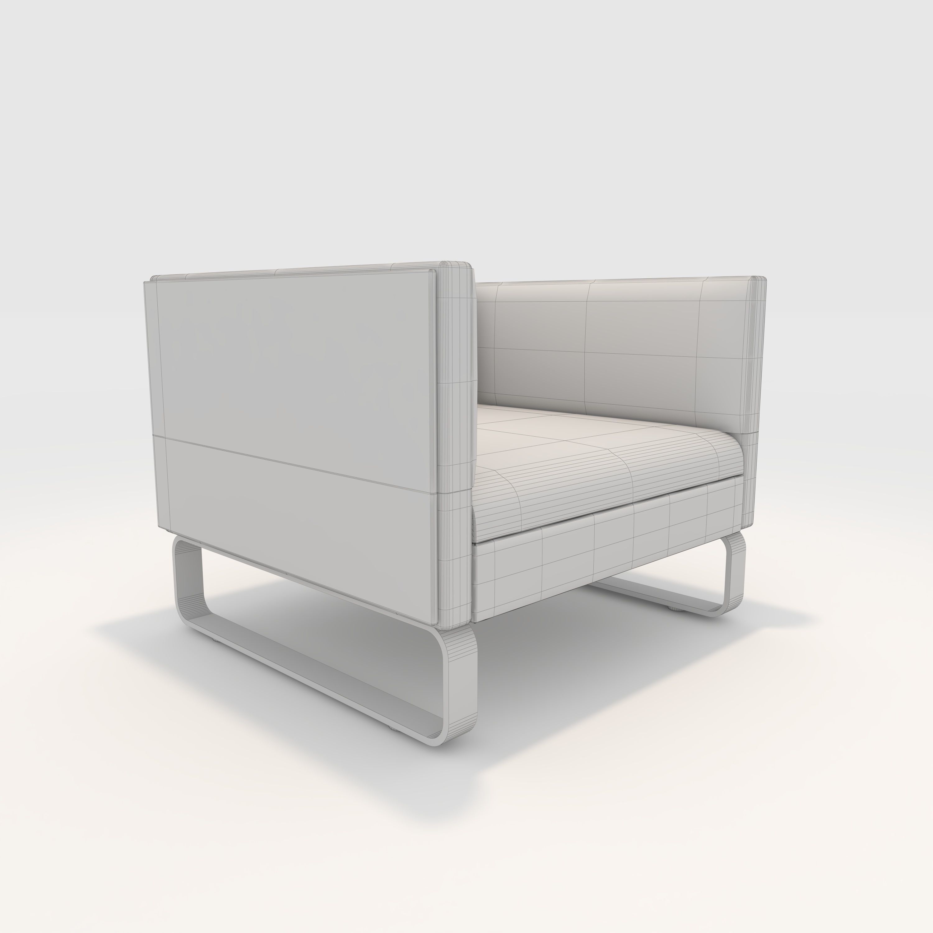 Armchair 16 3D model_7