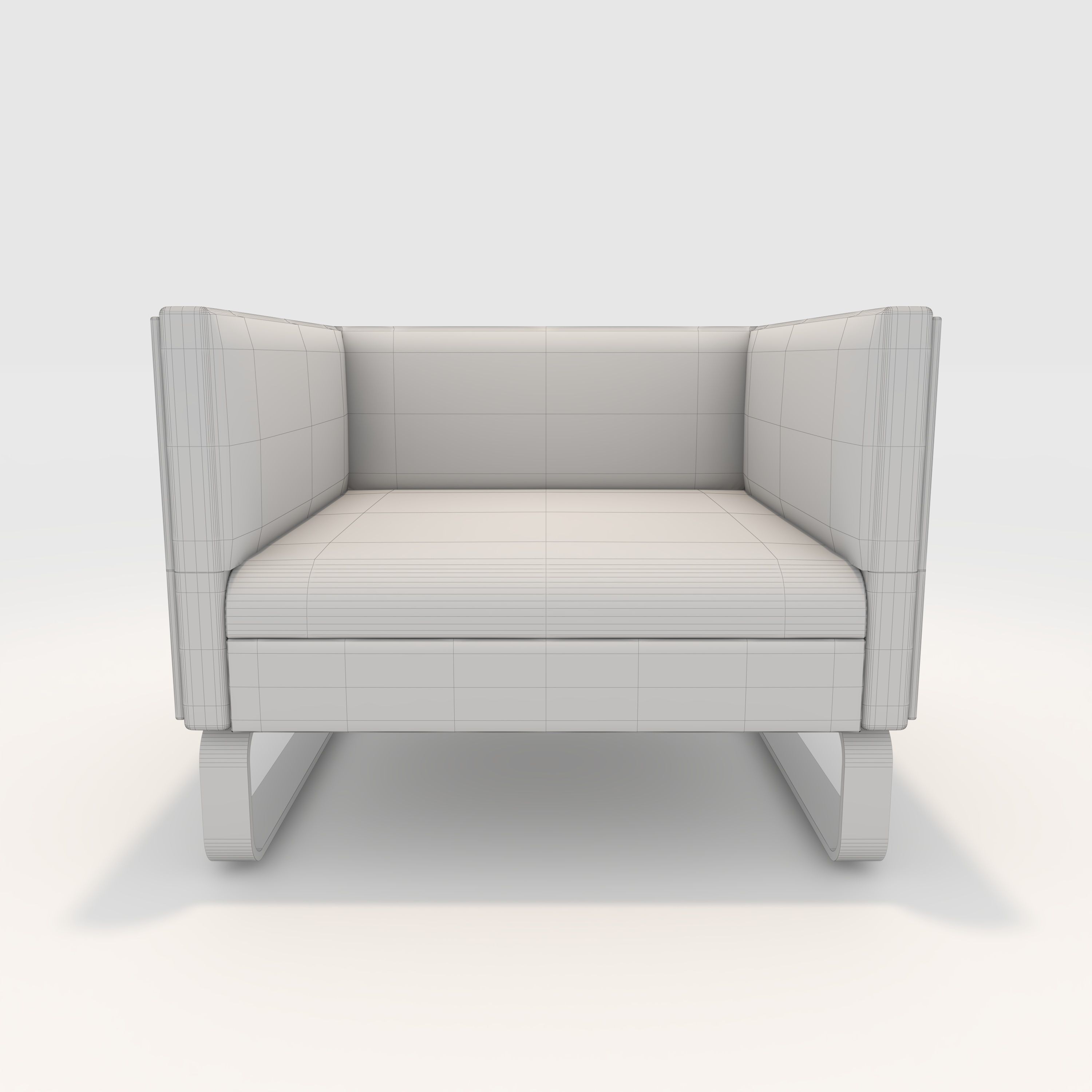 Armchair 16 3D model_9