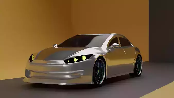 Tesla Vehicle Game ready model