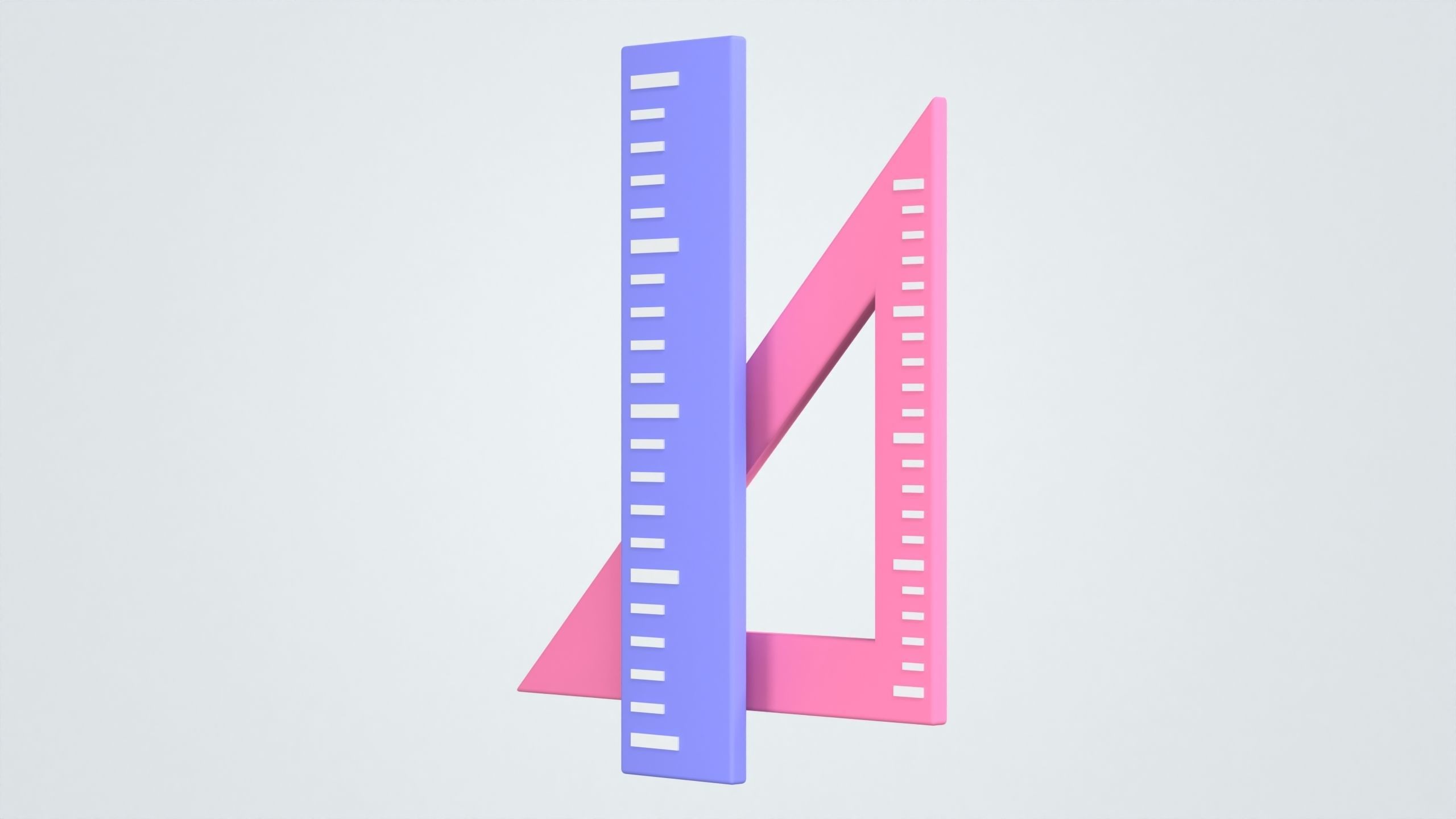 Ruler 3D Icon 3D model_3