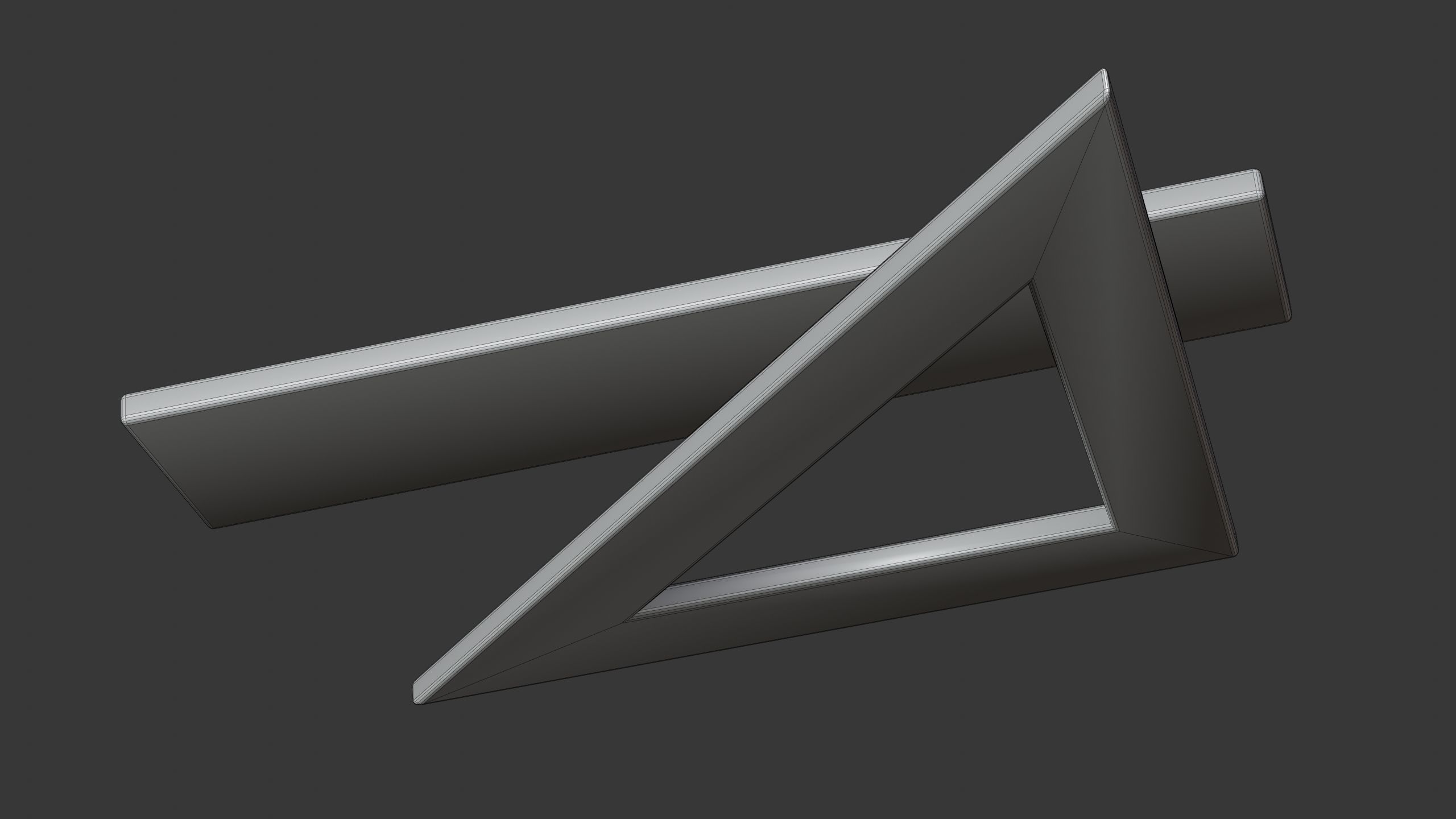 Ruler 3D Icon 3D model_6