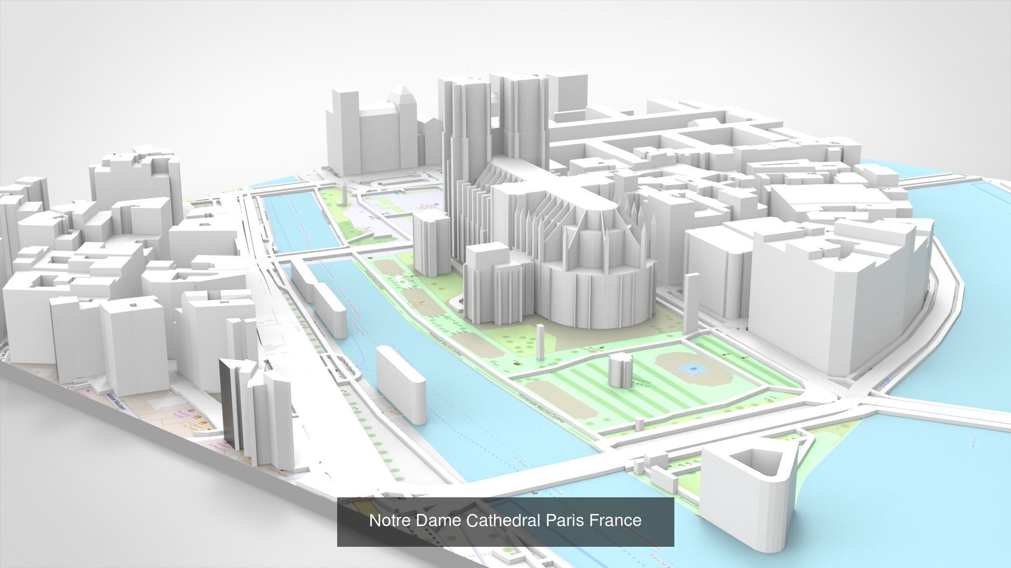  5 historical cathedral buildings 3D Model Collection_6