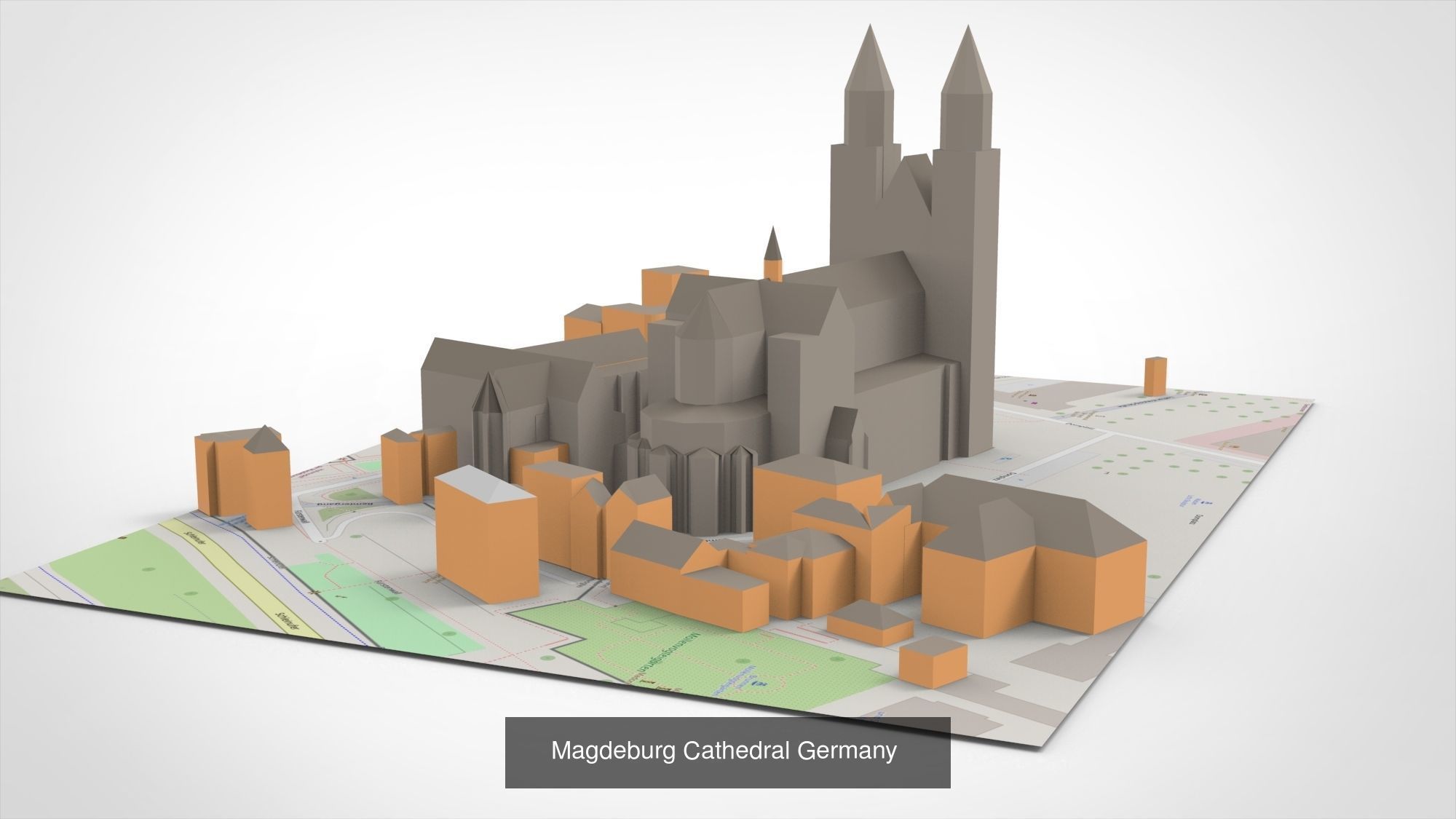  5 historical cathedral buildings 3D Model Collection_9