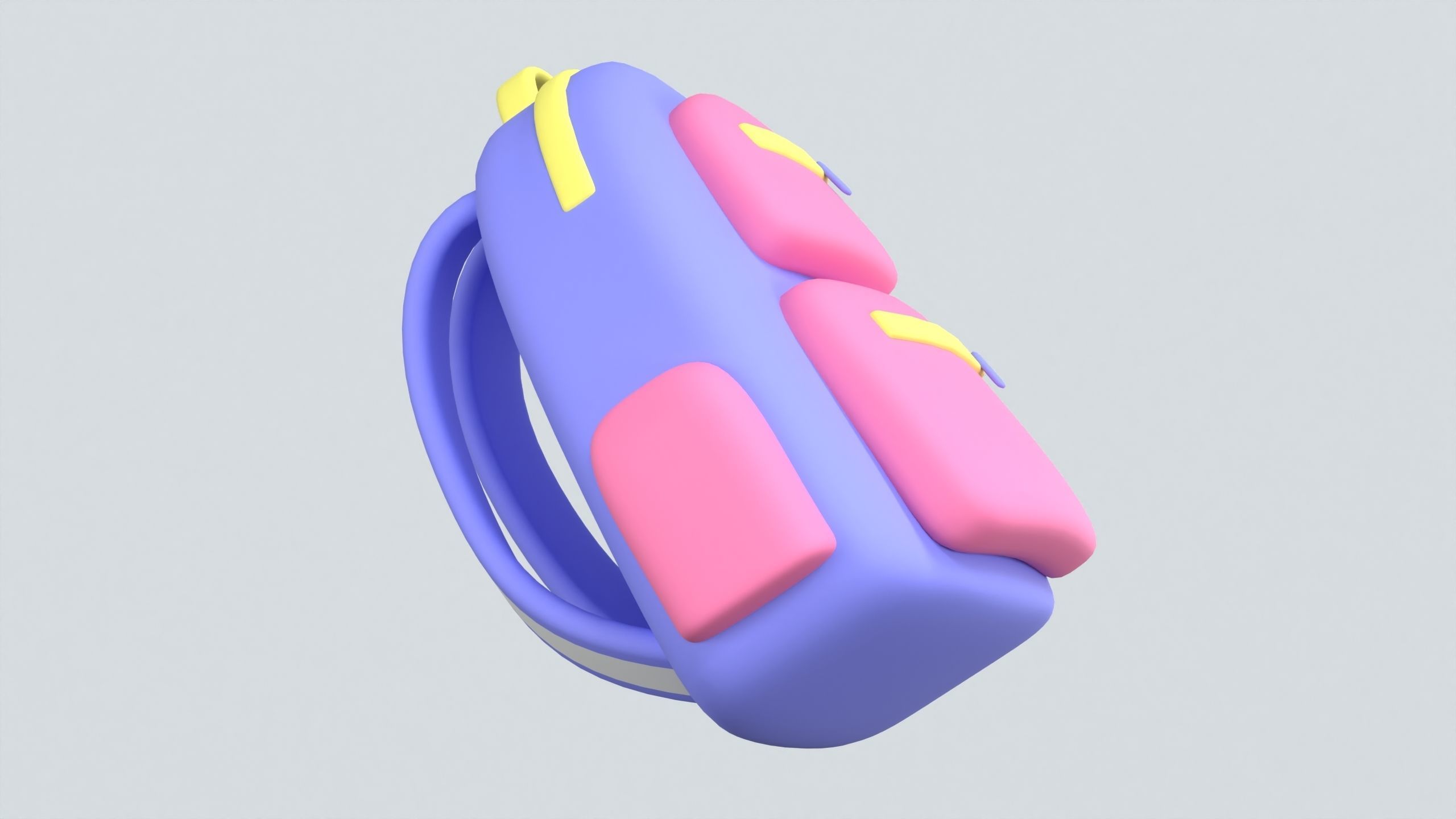 Backpack 3D Icon 3D model_6