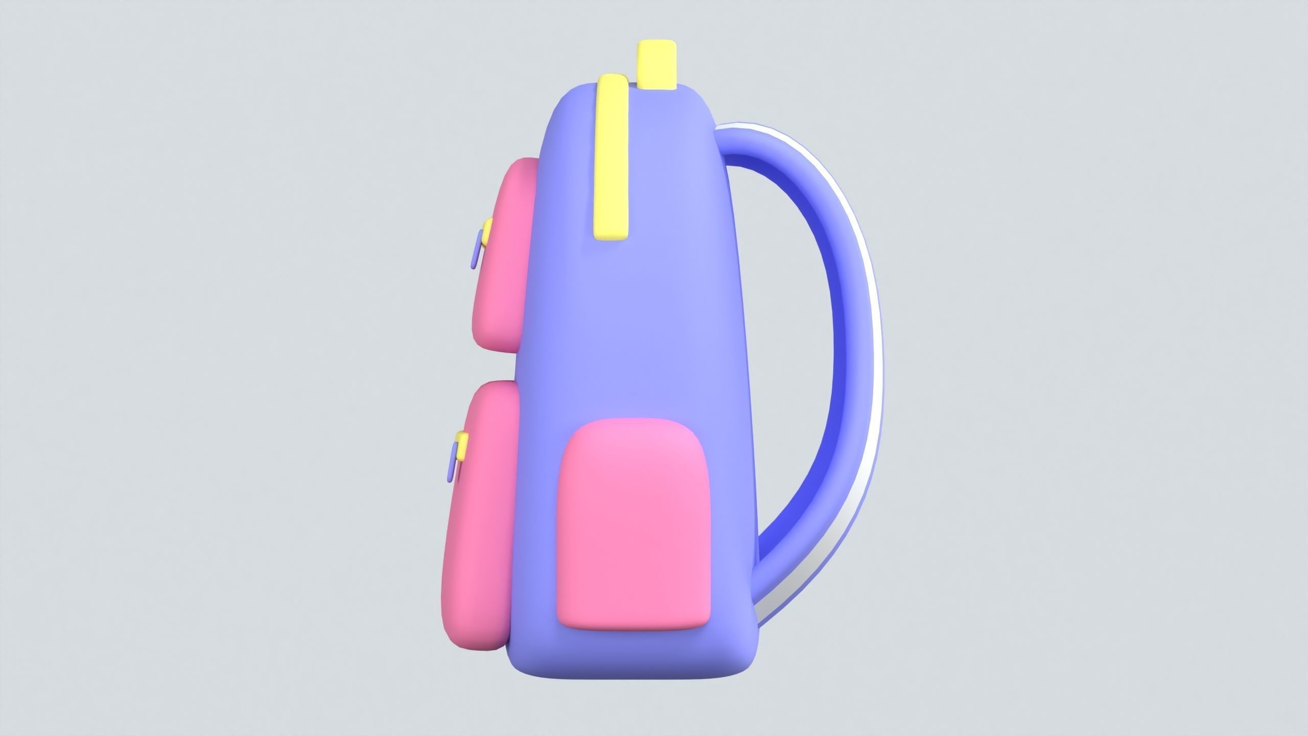 Backpack 3D Icon 3D model_4