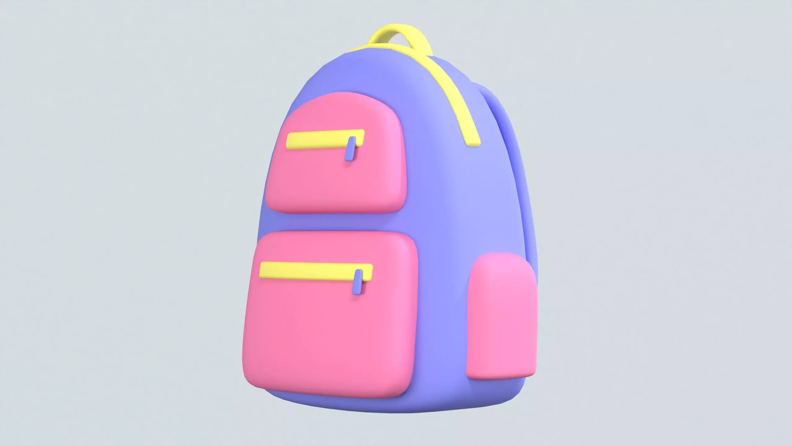 Backpack 3D Icon 3D model_0
