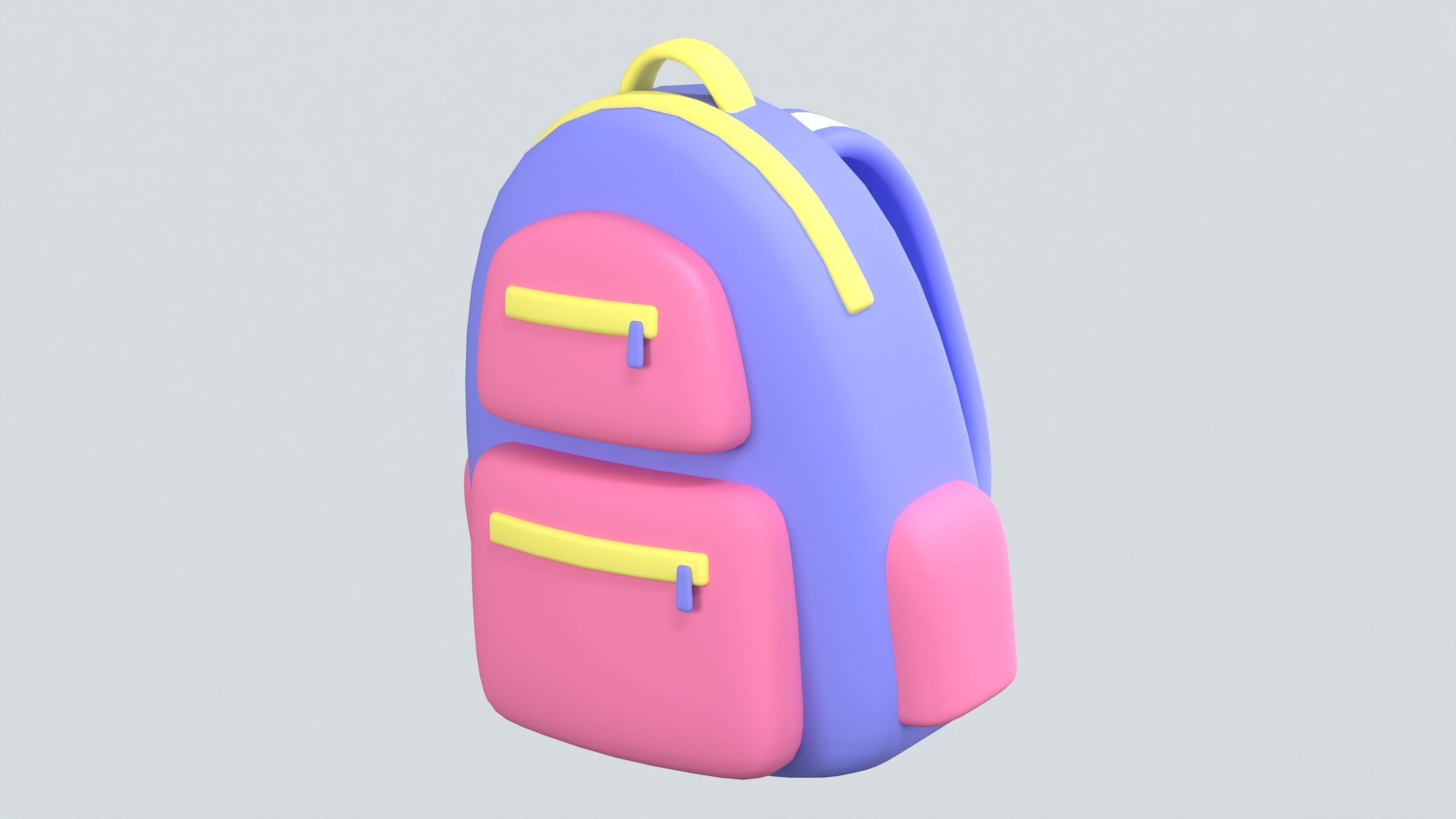 Backpack 3D Icon 3D model_1