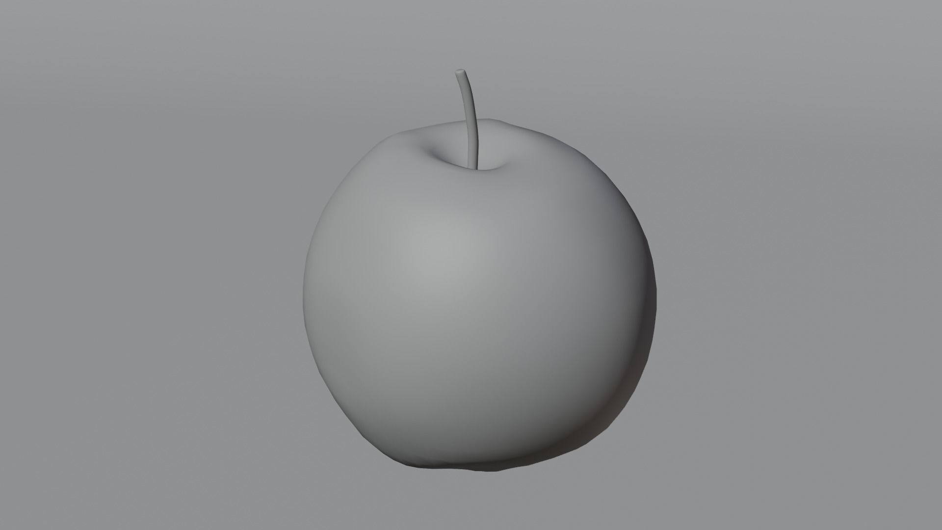 Low Poly Apple Free low-poly 3D model_5