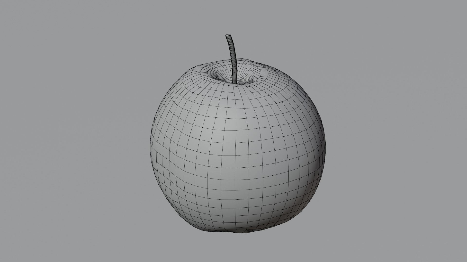 Low Poly Apple Free low-poly 3D model_19