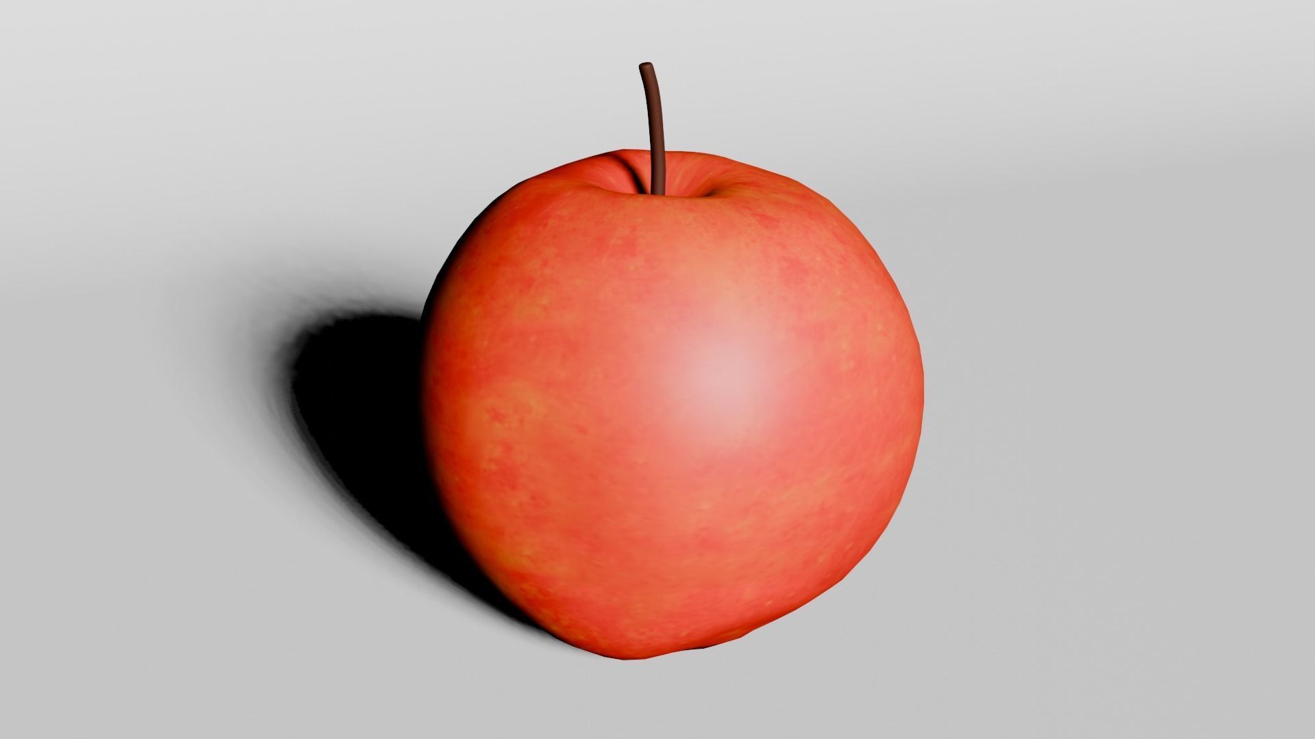 Low Poly Apple Free low-poly 3D model_32