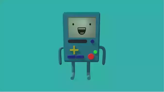 BMO - Adventure Time Low-poly 3D model