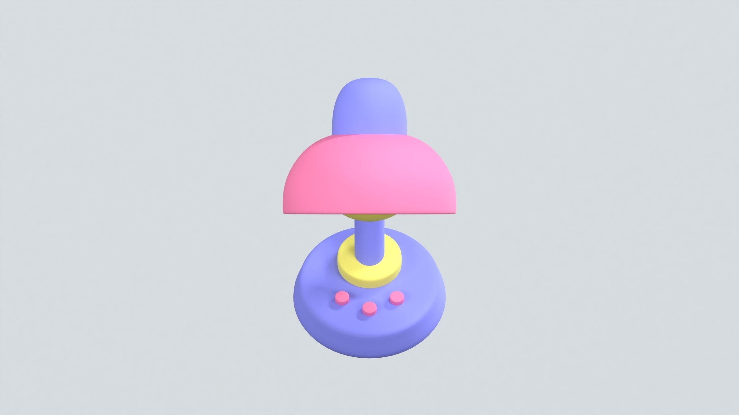 Desk Lamp 3D Icon 3D model_3