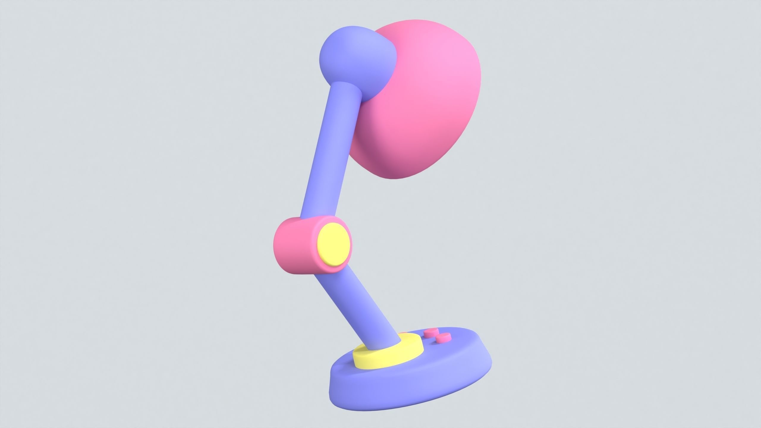 Desk Lamp 3D Icon 3D model_4