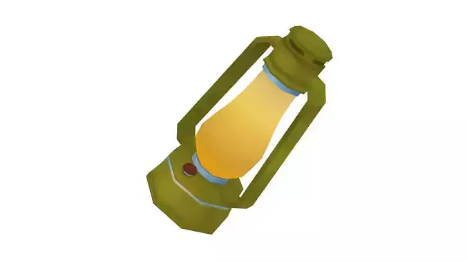 Oil Lantern - Hand Painted