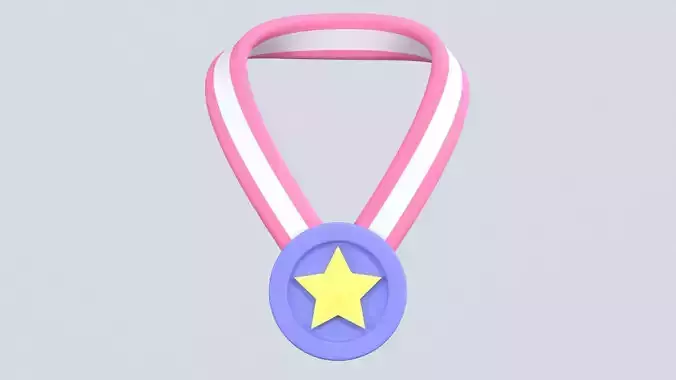 Star Medal 3D Icon