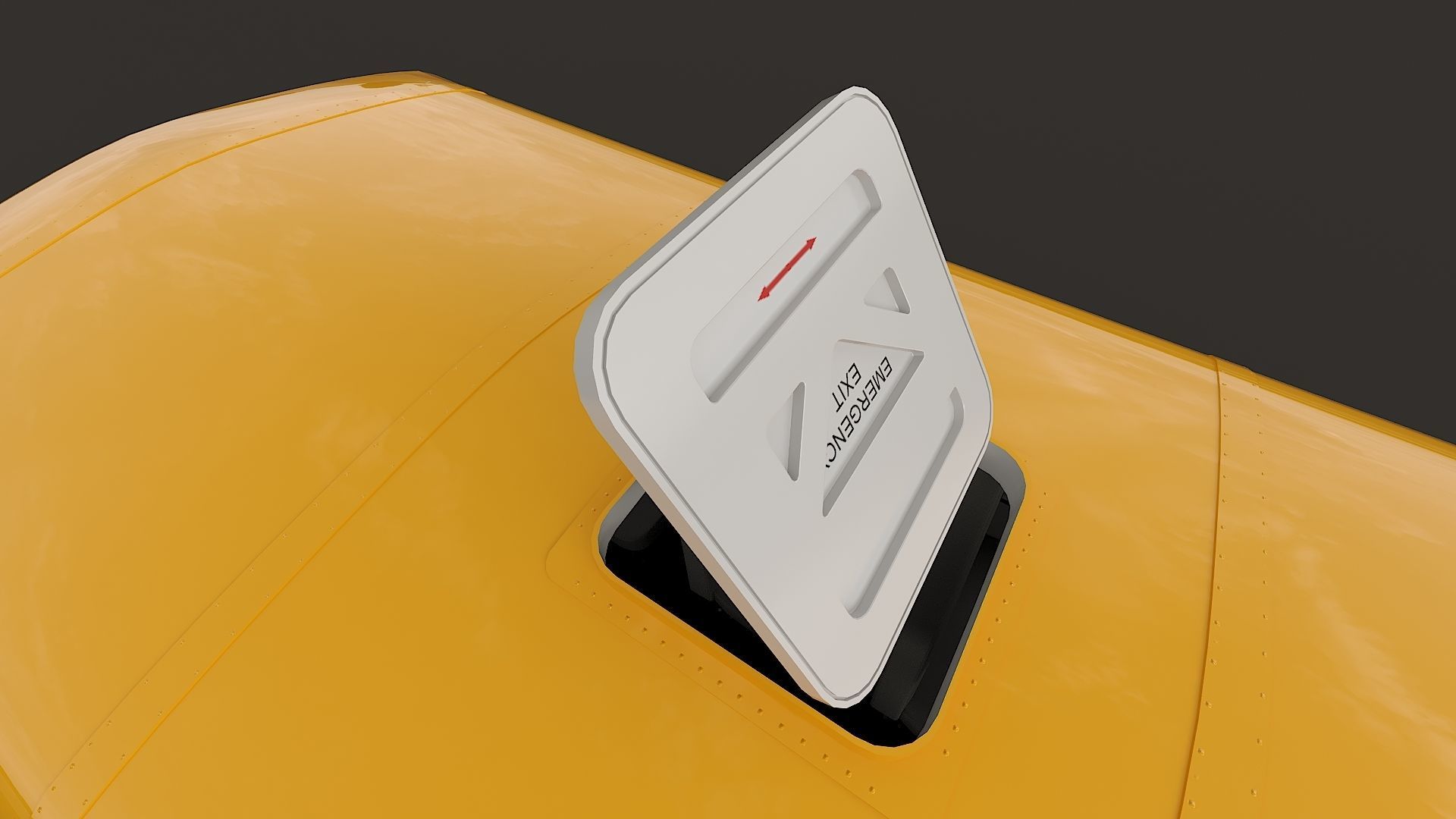 School Bus Type A Low-poly 3D model_25