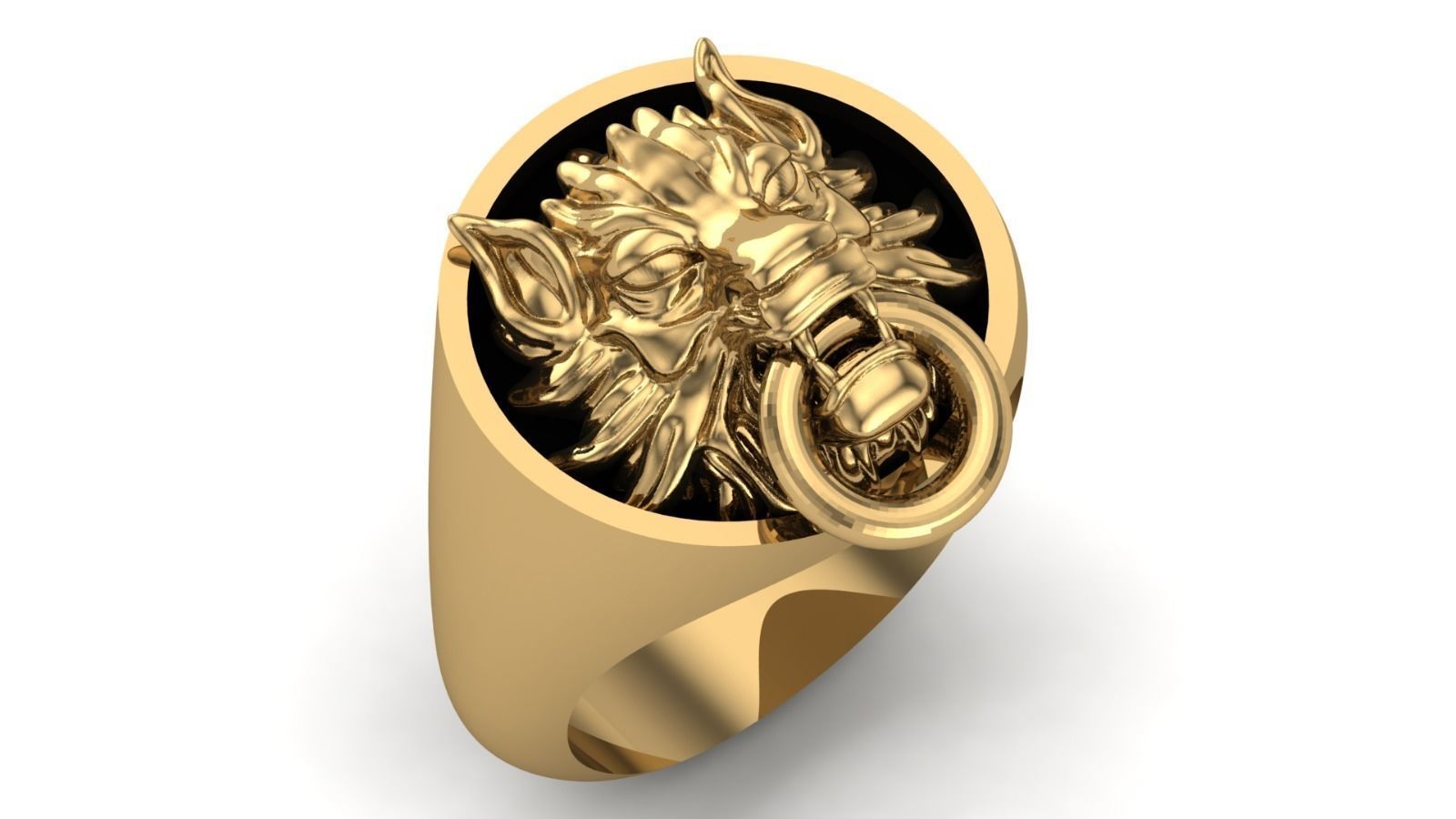 Dragon Ring 3D print model_1