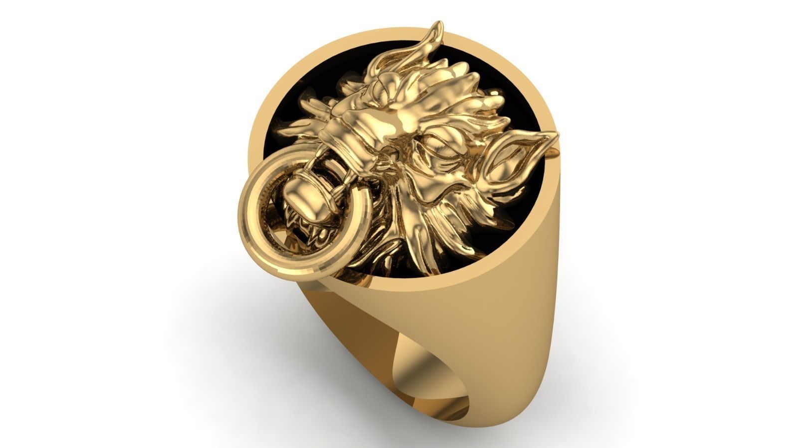 Dragon Ring 3D print model_3