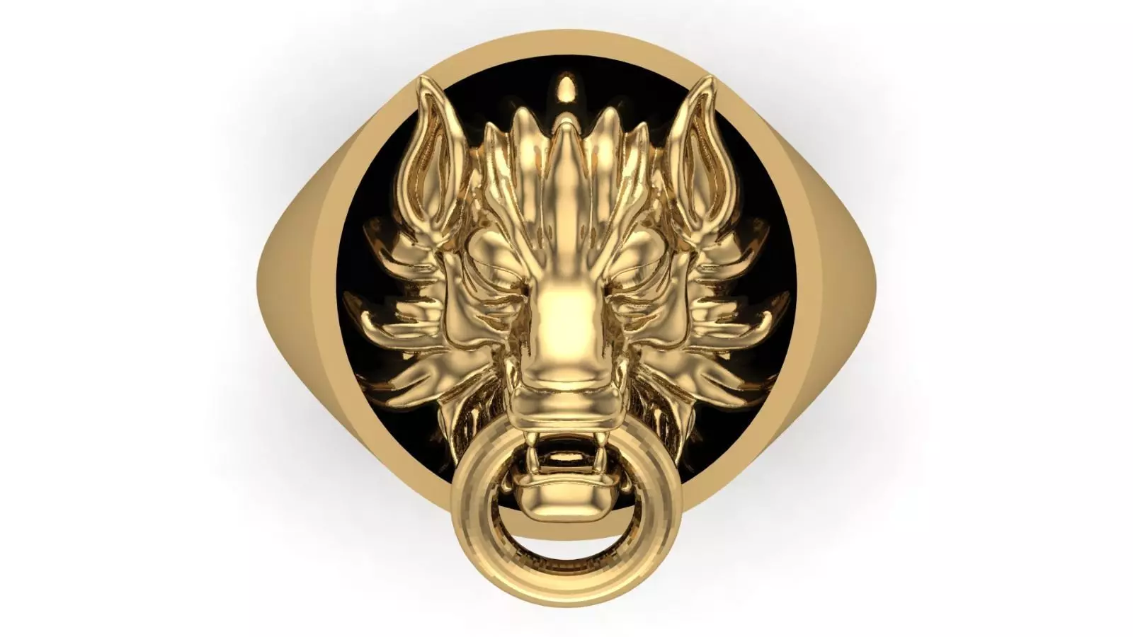 Dragon Ring 3D print model_0