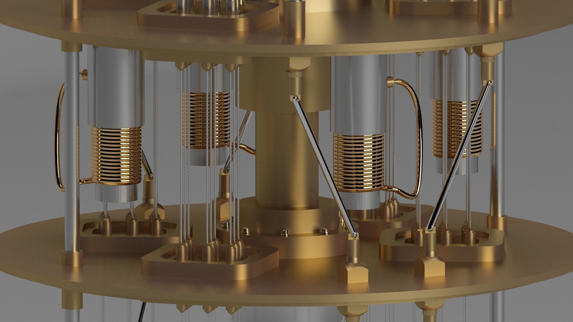 Quantum Computer  3D model_4