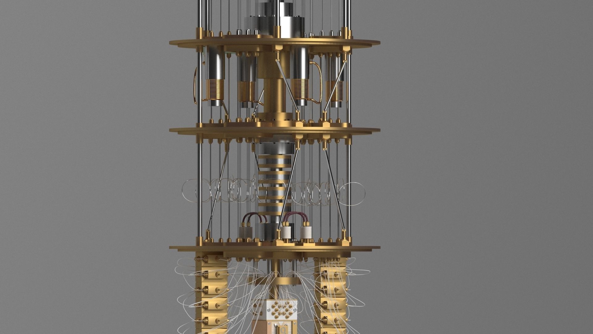 Quantum Computer  3D model_6